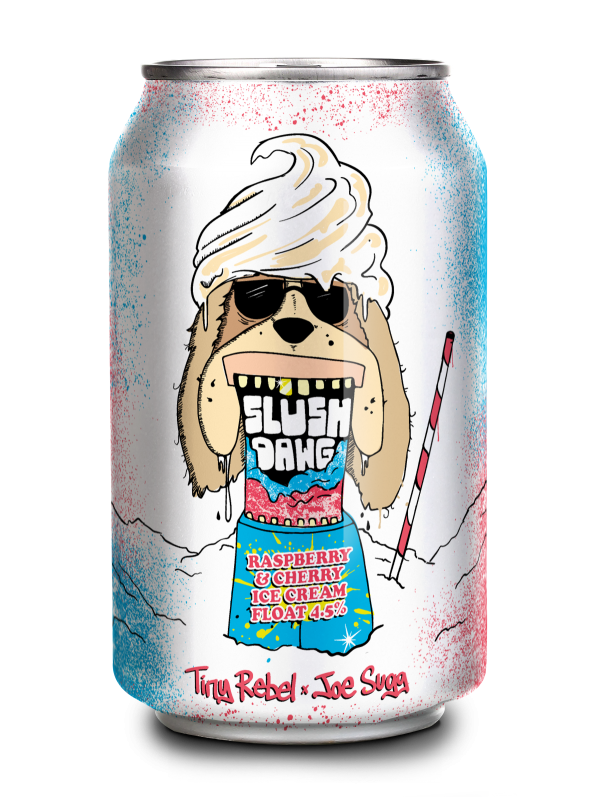 Slush Dawg - Raspberry & Cherry Ice Cream Float 4.5%