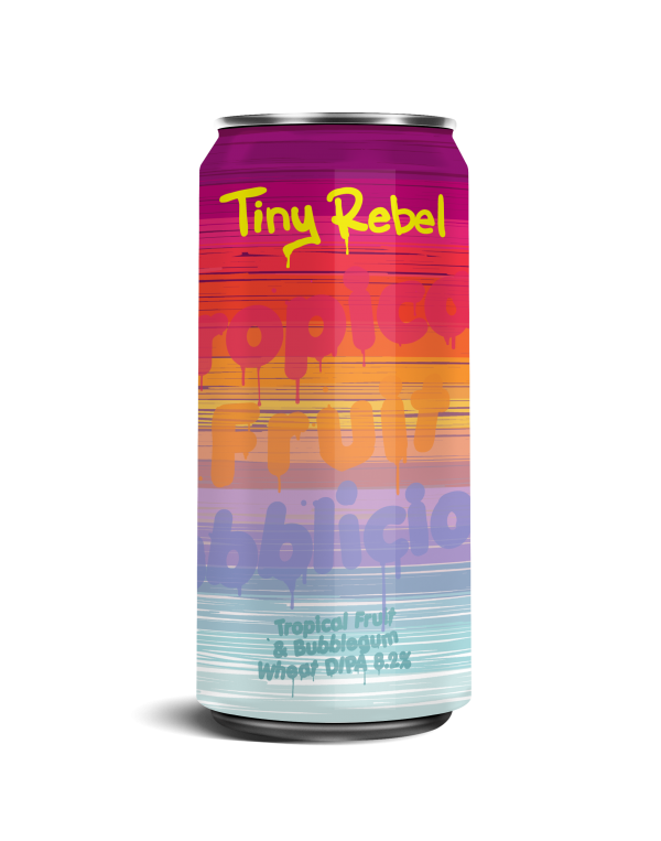 Tiny Rebel Tropical Fruit Bubblicious - Tropical Fruit & Bubblegum Wheat DIPA 8.2% 440ml